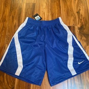Nike blue basketball shorts